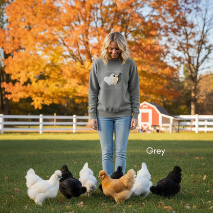 Life is Better with Silkies Garment-Dyed Vintage Sweatshirt