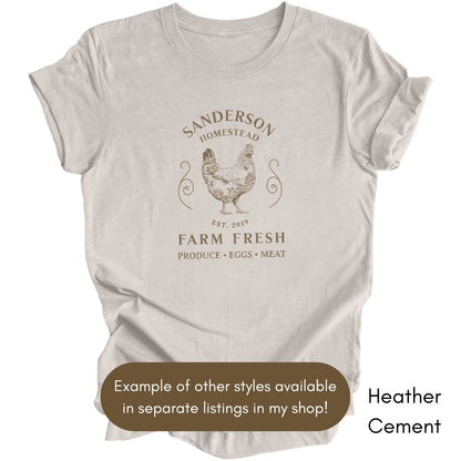 Custom Homestead/ Farm Bread making T-shirt