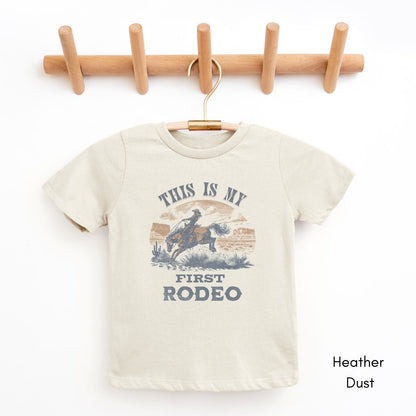 My First Rodeo TODDLER Unisex Light Weight Jersey T-shirt