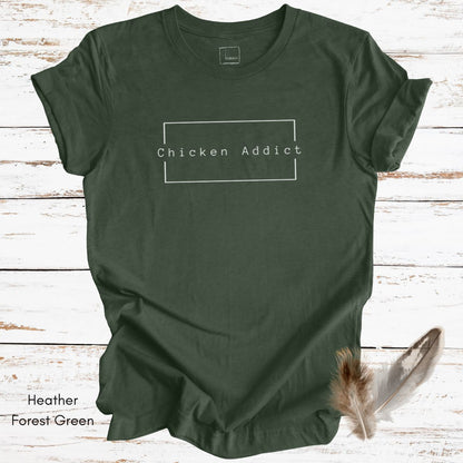 Chicken Addict Unisex Jersey Light Weight Tshirt