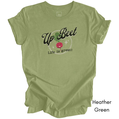 Up Beet Tee | Unisex Jersey Short Sleeve Tee | Funny Gardening Tee | Homesteading T-shirt | Gift for Gardener | Motivational Tshirt