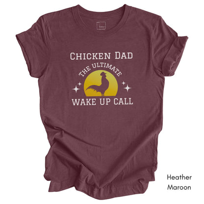 Chicken Dad Unisex Jersey Light Weight T-shirt