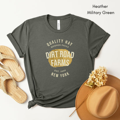 Custom Hay Farm tee | Local Hay Dealer | Personalized Farm Tshirt | Gift for farmers | Homestead Shirt | Hay Farmer Shirt Hay Bale T-shirt