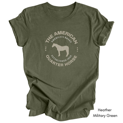 American Quarter Horse Breed Unisex Tee