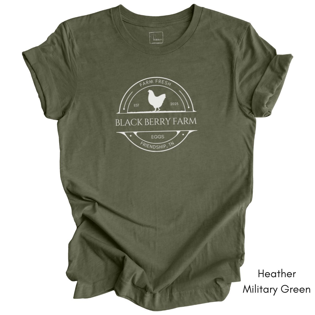Custom Egg Farm Unisex Jersy Light Weight Tee Dark Colors