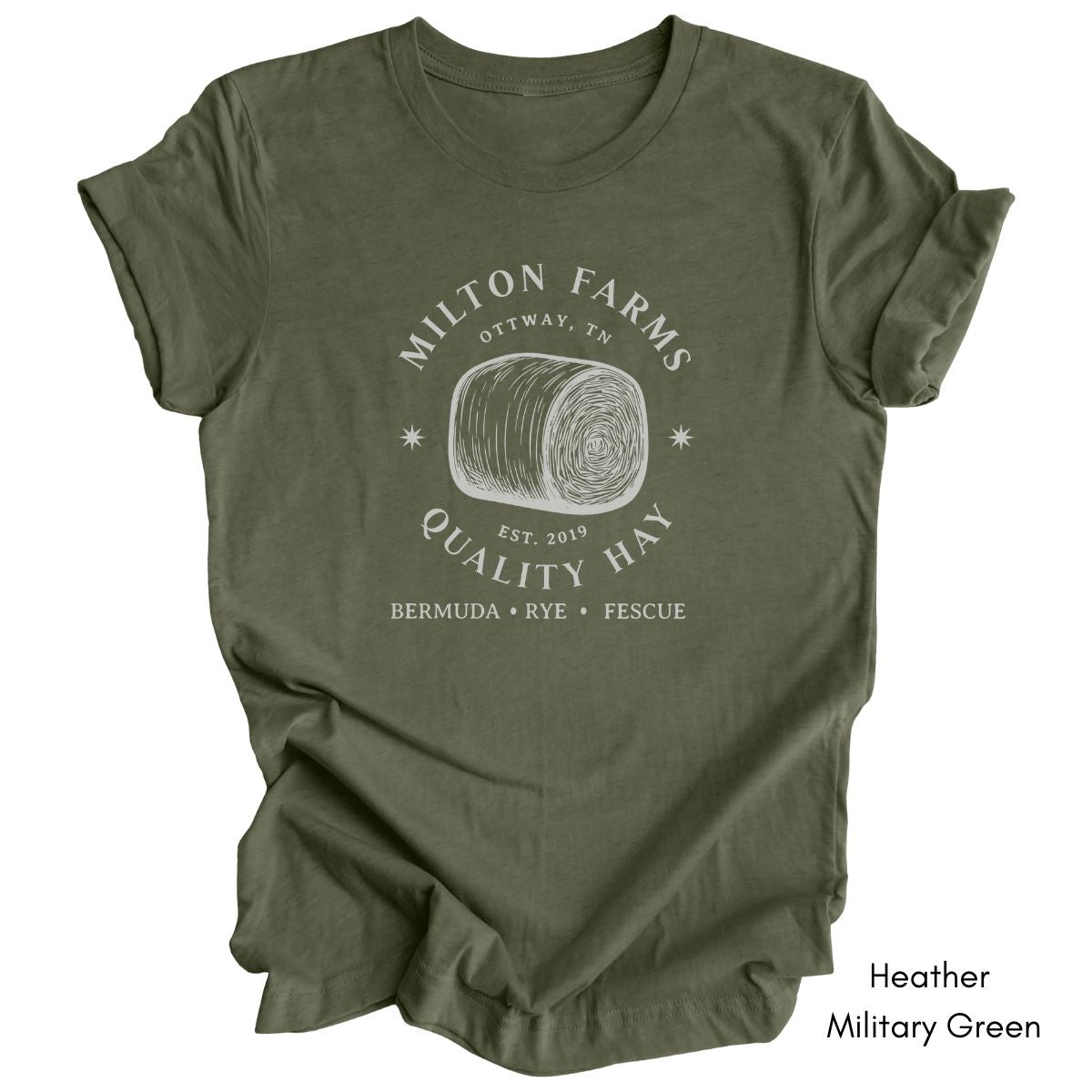 Custom Hay Farm tee Gift for hay farmers Personalized Agriculture Tshirt Homesteading Shirt Local Business T-shirt