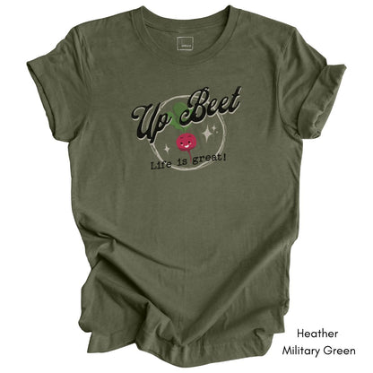 Up Beet Tee | Unisex Jersey Short Sleeve Tee | Funny Gardening Tee | Homesteading T-shirt | Gift for Gardener | Motivational Tshirt