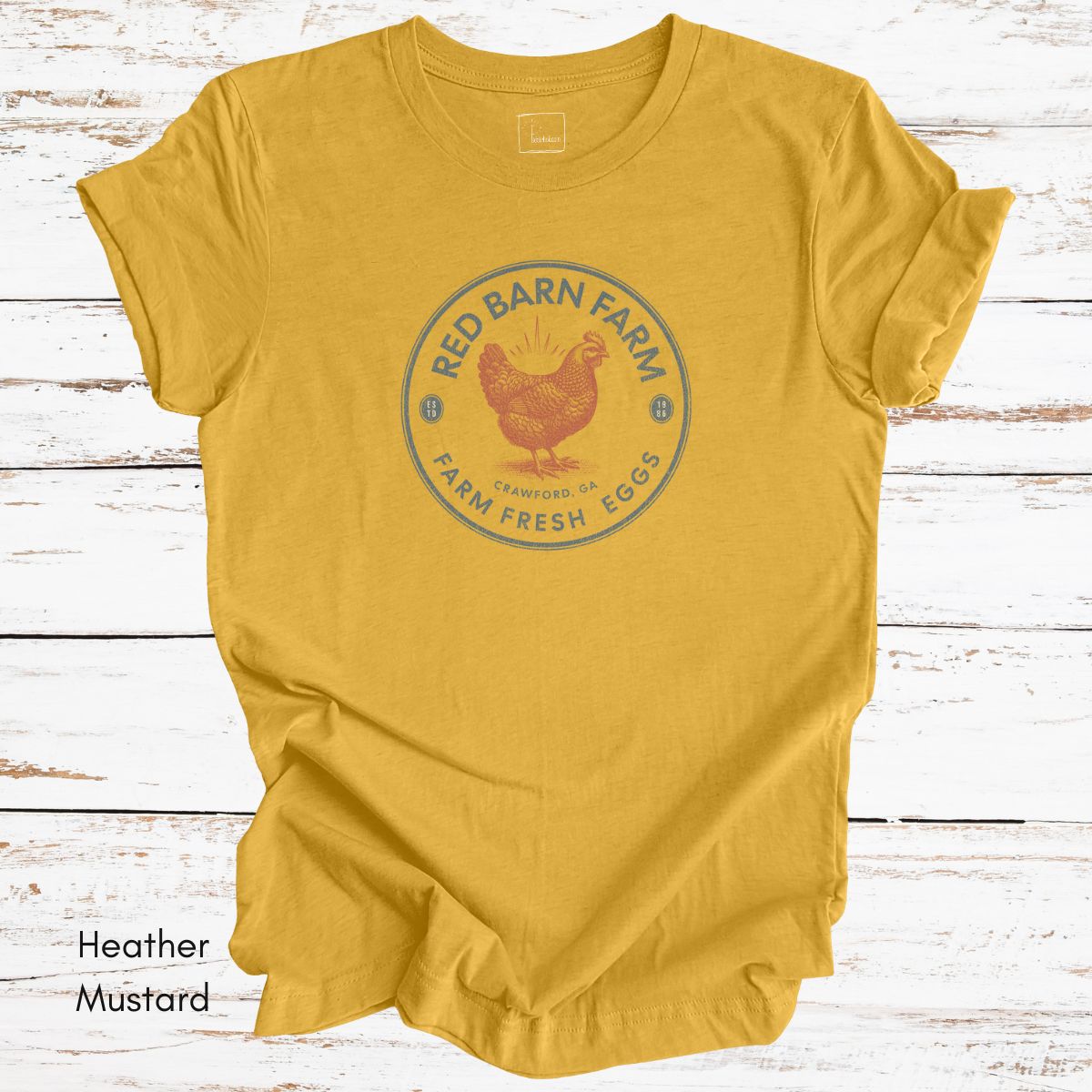 Custom Patriotic Style Egg Farm Light Weight Unisex Jersey T-shirt