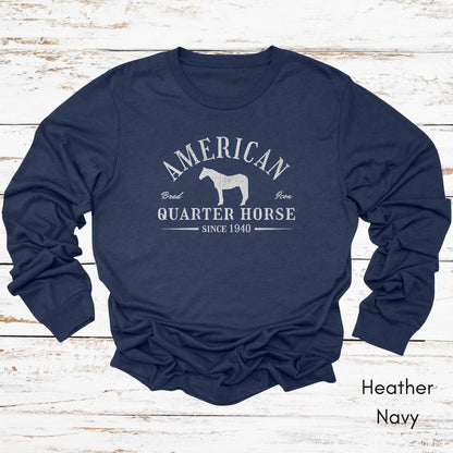 American Quarter Horse Long Sleeve Unisex T-shirt