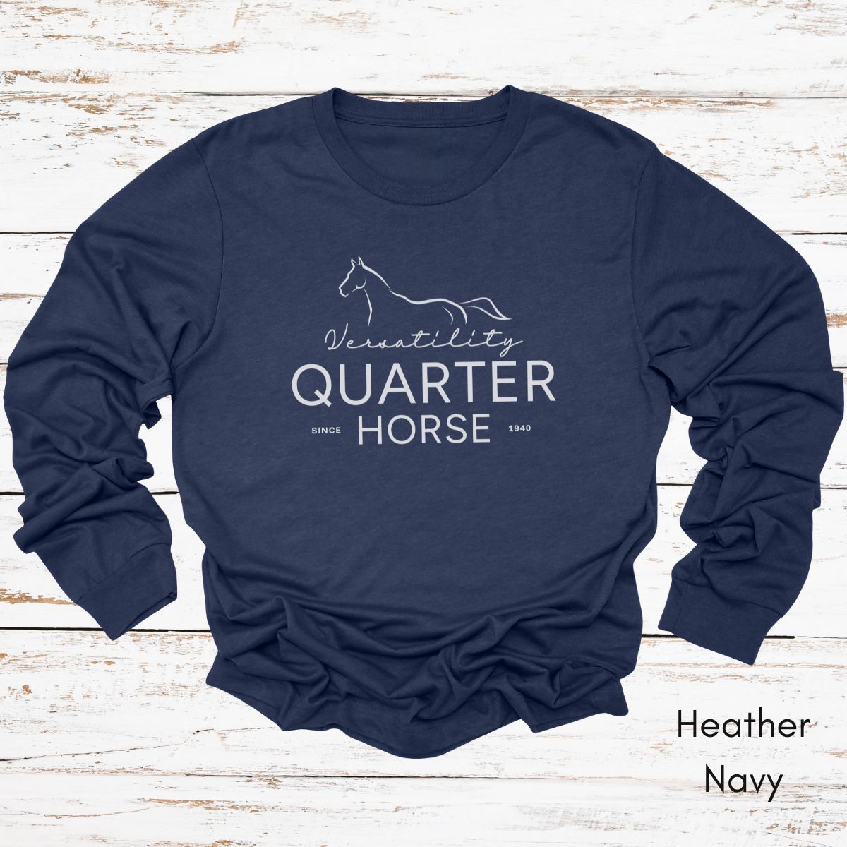 American Quarter Horse Versatility Long Sleeve Unisex T-shirt