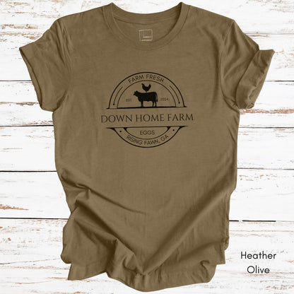 CUSTOM  Egg/Cattle Farm Light Weight Unisex Jersey T-shirt