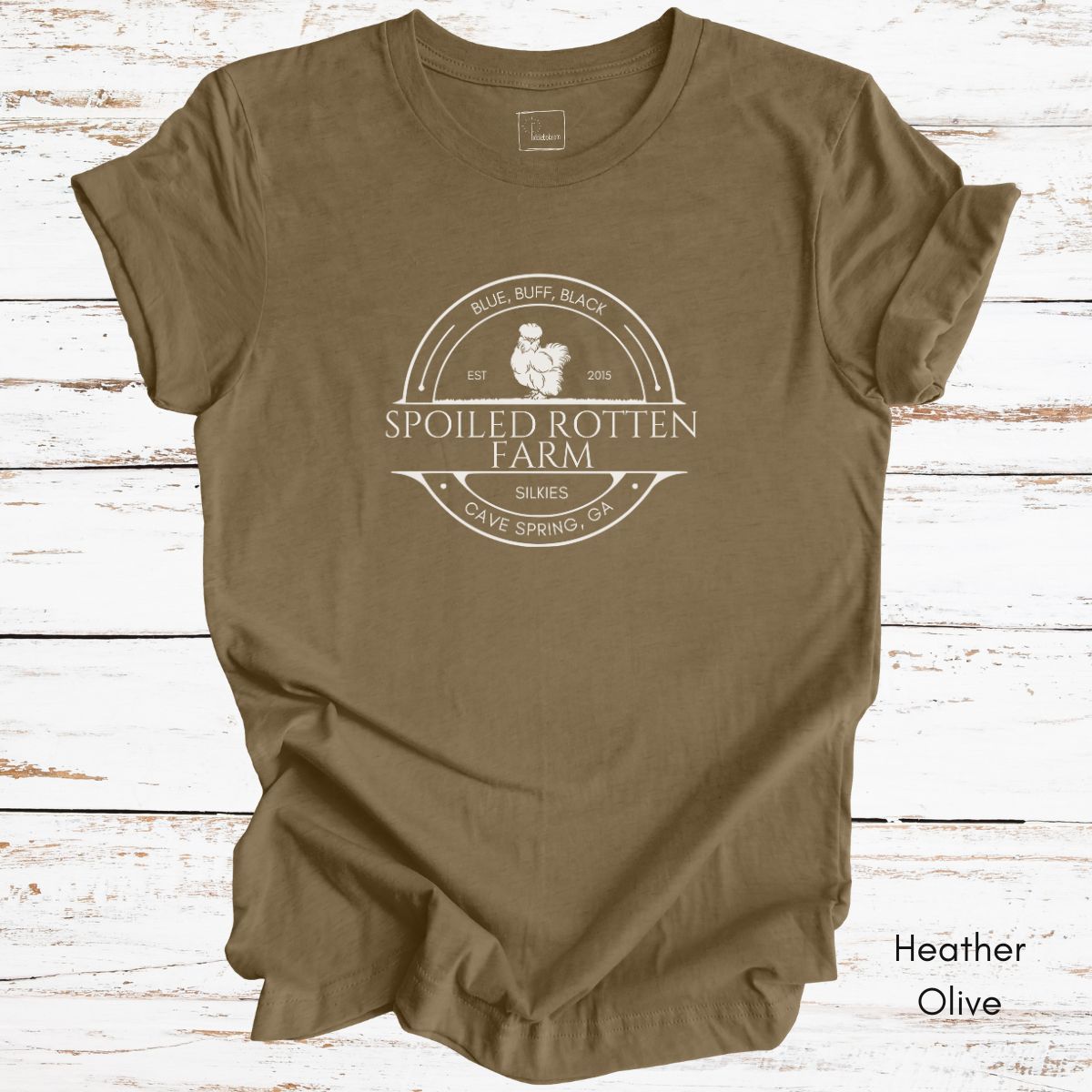 CUSTOM  Silkie Chicken Farm Light Weight Unisex Jersey T-shirt