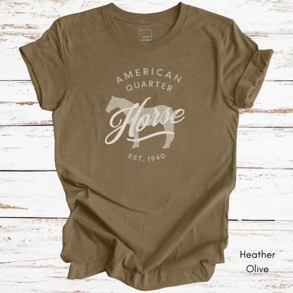 American Quarter Horse Light Weight Unisex Jersey T-shirt