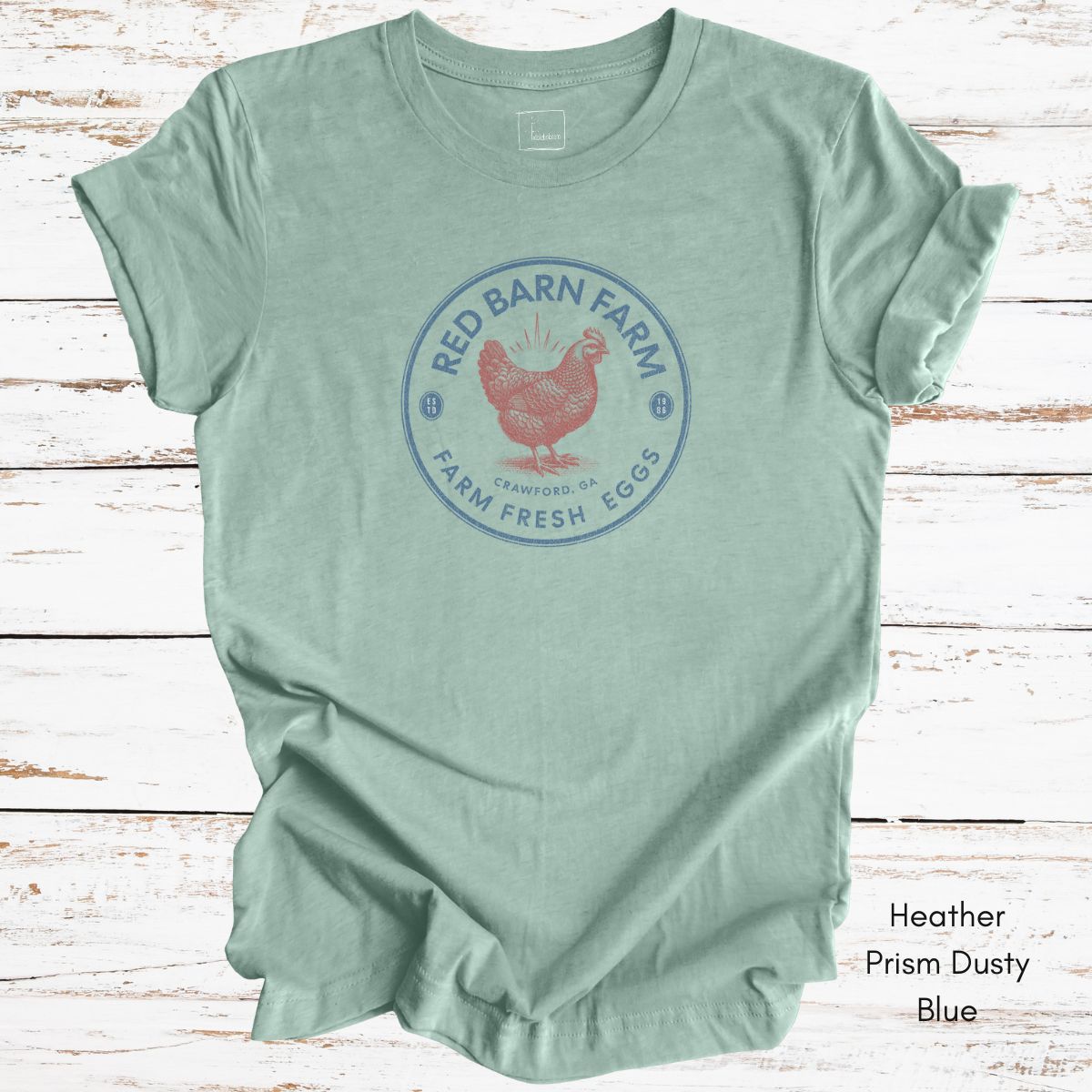 Custom Patriotic Style Egg Farm Light Weight Unisex Jersey T-shirt