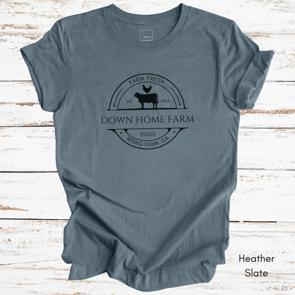 CUSTOM  Egg/Cattle Farm Light Weight Unisex Jersey T-shirt