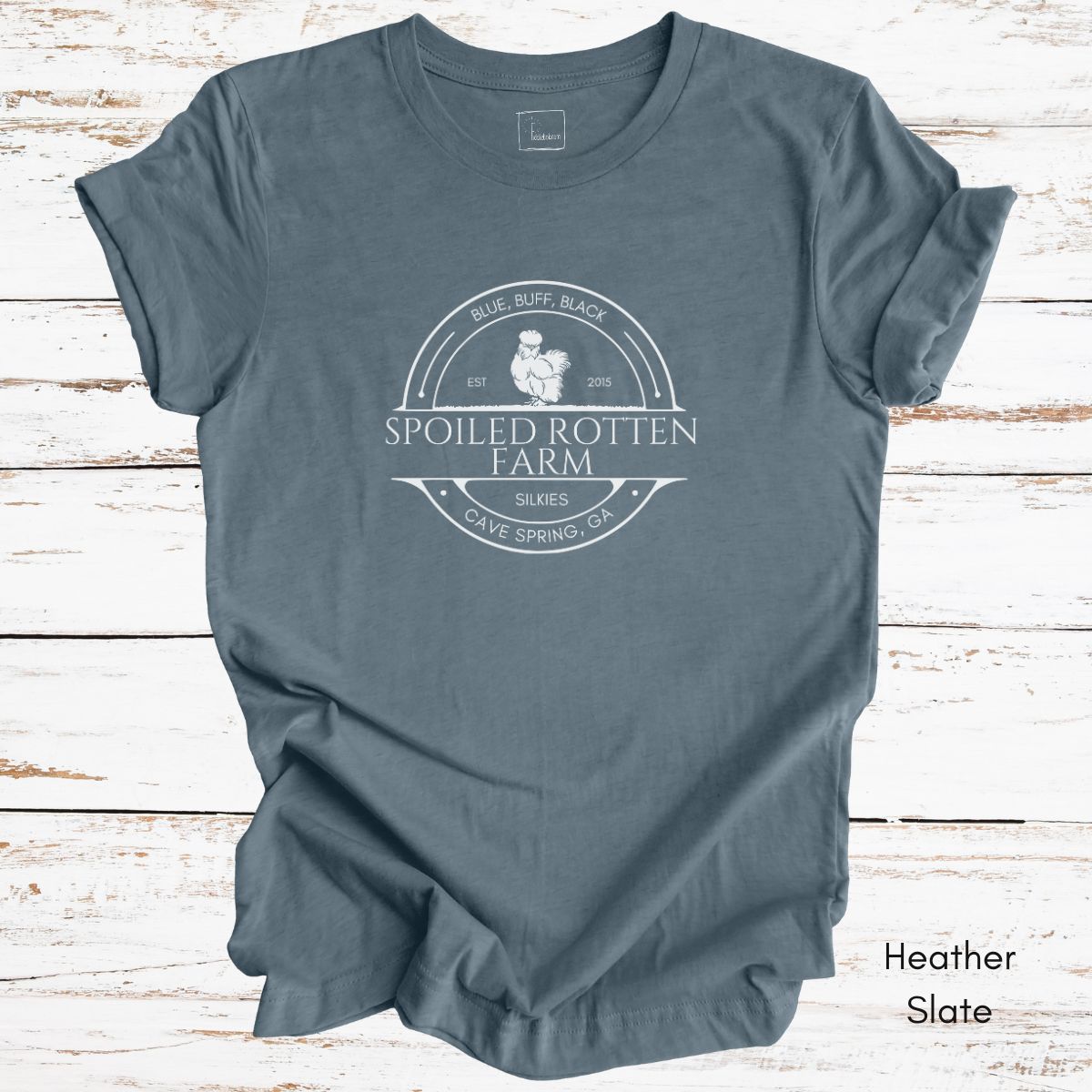 CUSTOM  Silkie Chicken Farm Light Weight Unisex Jersey T-shirt