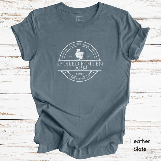 CUSTOM  Silkie Chicken Farm Light Weight Unisex Jersey T-shirt