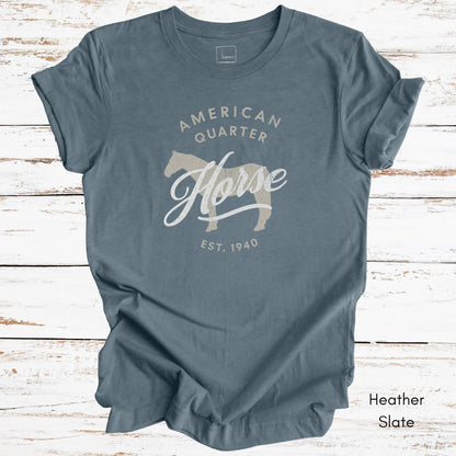 American Quarter Horse Light Weight Unisex Jersey T-shirt