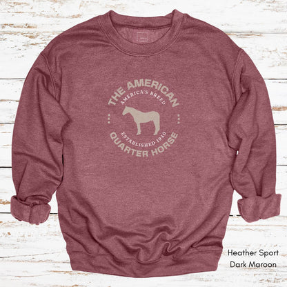 American Quarter Horse - Unisex Crewneck Sweatshirt