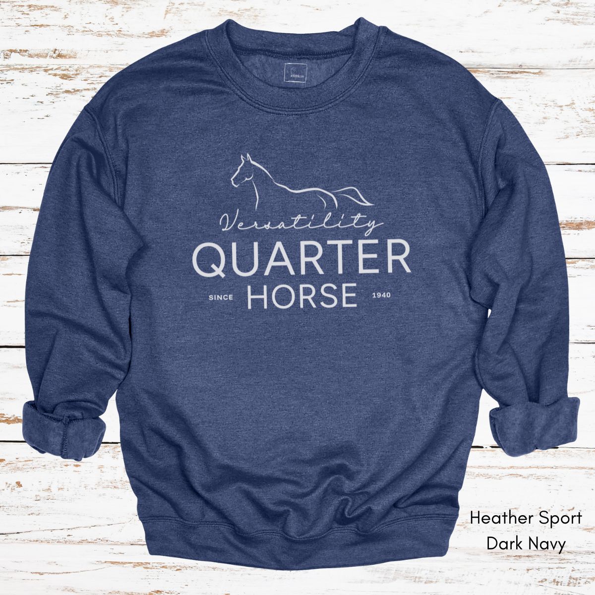 Quarter Horse Versatility Unisex Crewneck Sweatshirt