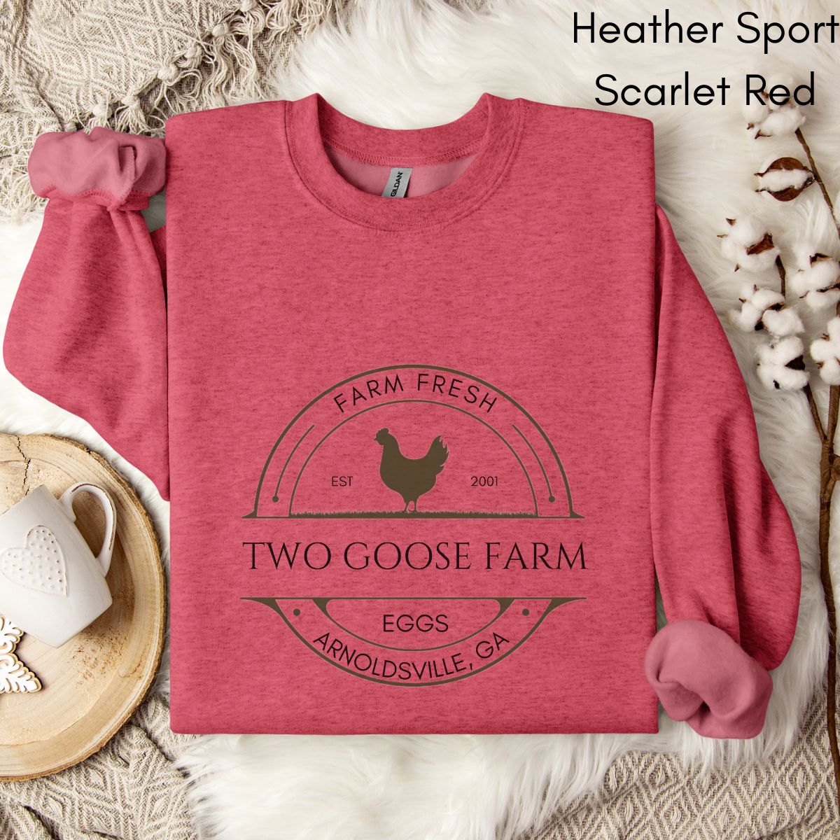 Custom Egg Farm Unisex Crewneck Sweatshirt Local Egg Dealer Gift for Chicken Lovers Personalized Farmer's Market Sweatshirt Homestead Shirt