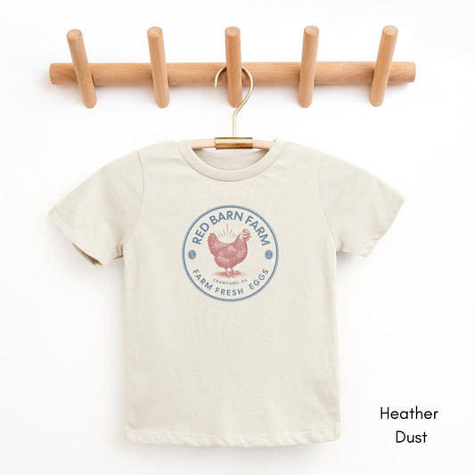 Custom TODDLER Chicken Egg Farm Patriotic Style Unisex Light Weight Jersey T-shirt