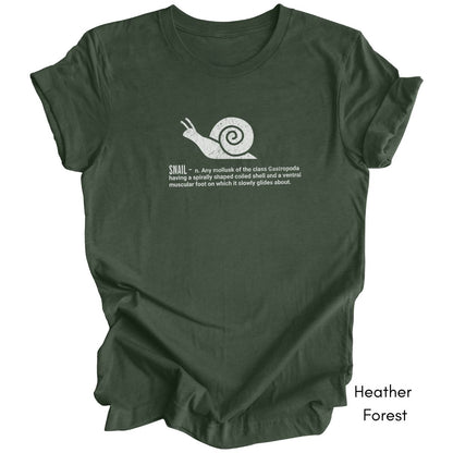Snail Tee -  Unisex Jersey Short Sleeve Tee | Nature Lover T-shirt | Mollusk Enthusiast | Snail Lover Tshirt | Invertebrate Tee