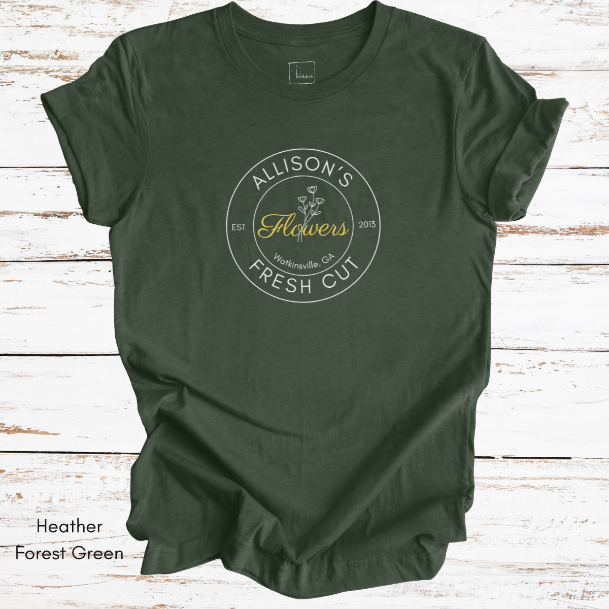 Custom Fresh Cut Flower Farm Light Weight Jersey T-shirt