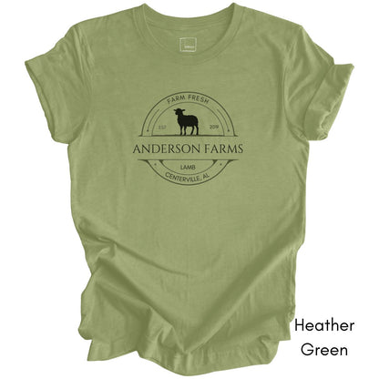 Custom Sheep Farm Tee