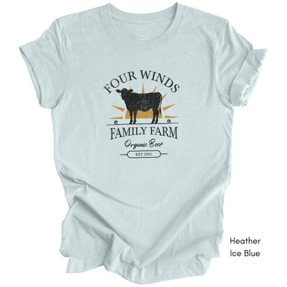 Custom Family Farm Beef Cow T-shirt
