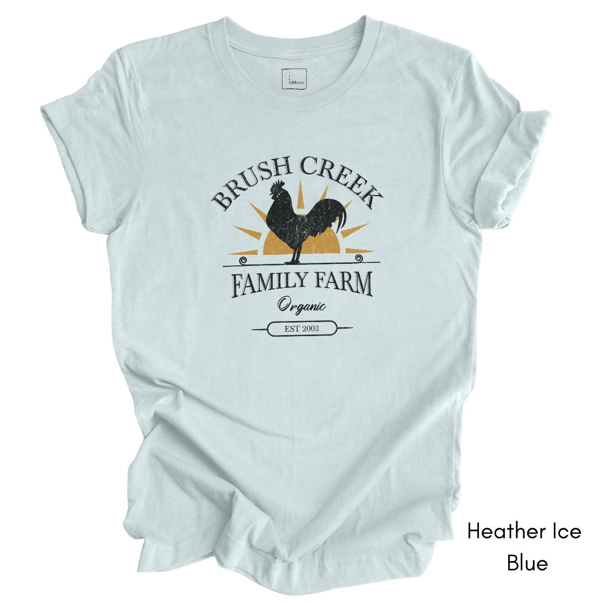 Custom Family Farm Chicken Rooster Unisex Jersey Light Weight T-shirt