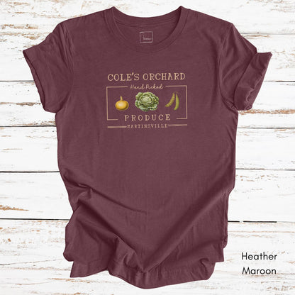 Custom Vegetable Produce Farm Lightweight Jersey Unisex T-shirt