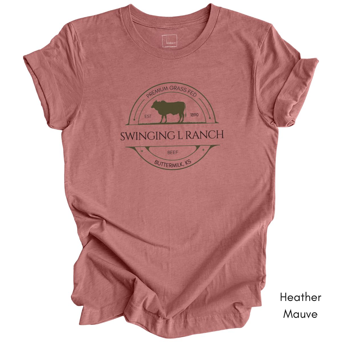 Custom Cattle Beef Farm Light Weight Unisex Jersy T-shirt Steer Version