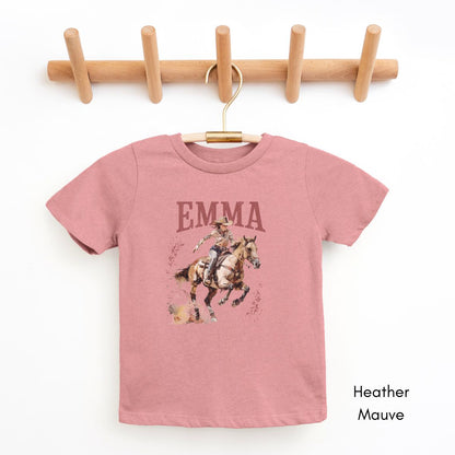 CUSTOM Cowgirl KIDS/YOUTH Unisex Light Weight Tshirt