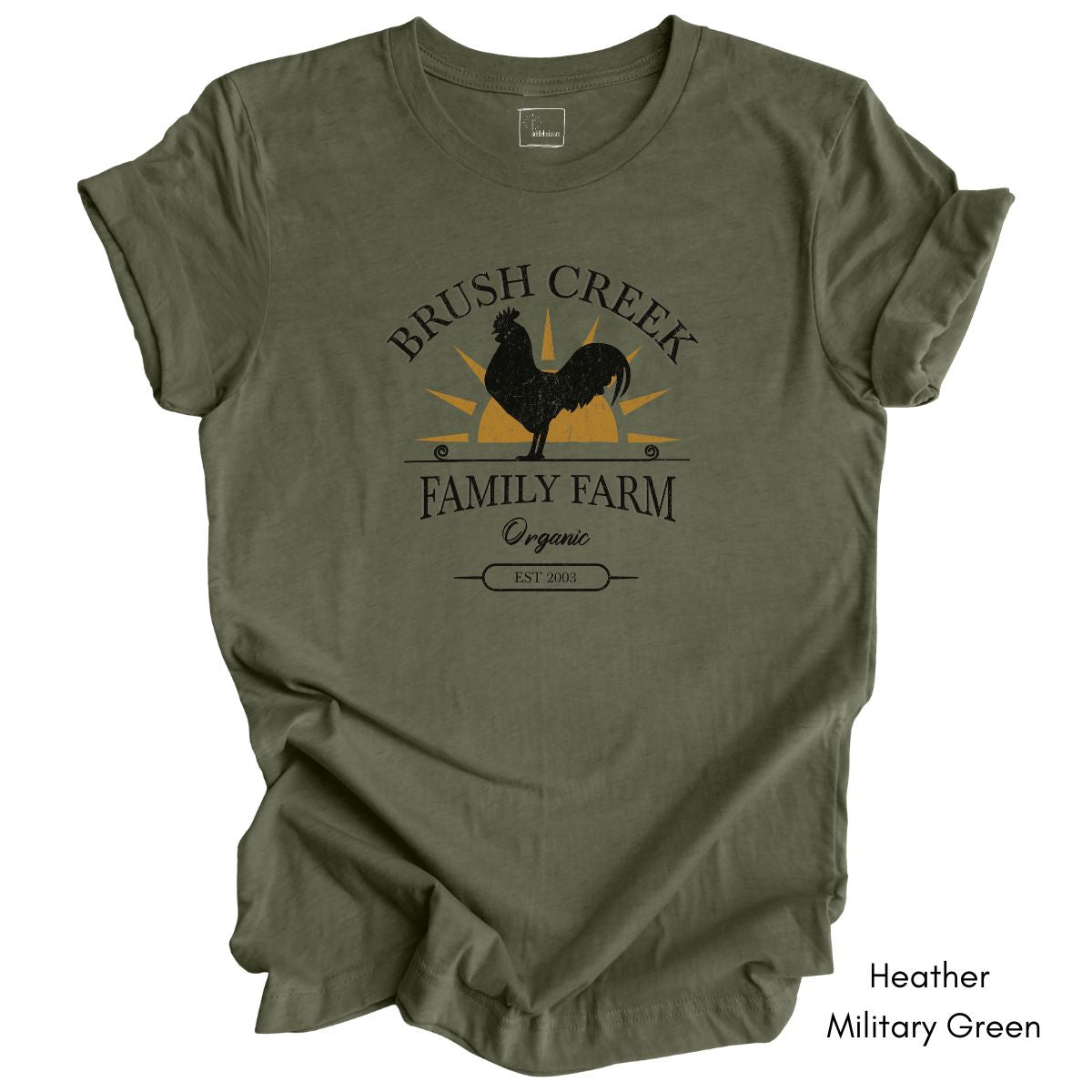 Custom Family Farm Chicken Rooster Unisex Jersey Light Weight T-shirt