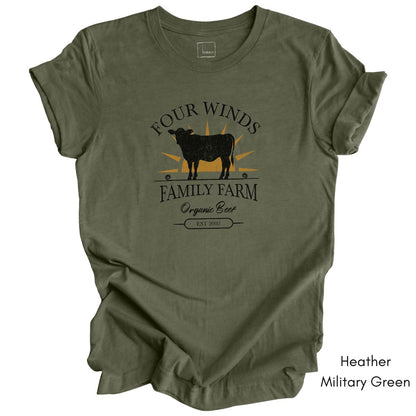 Custom Family Farm Beef Cow T-shirt