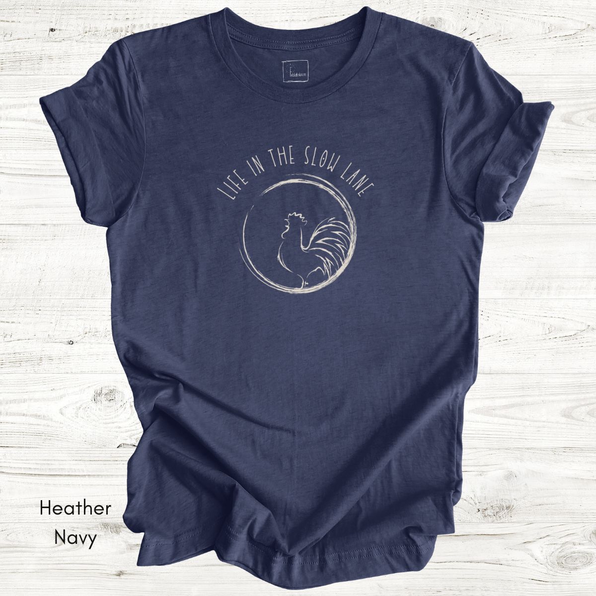 Life in the Slow Lane Rooster Unisex Jersey Light Weight T-shirt