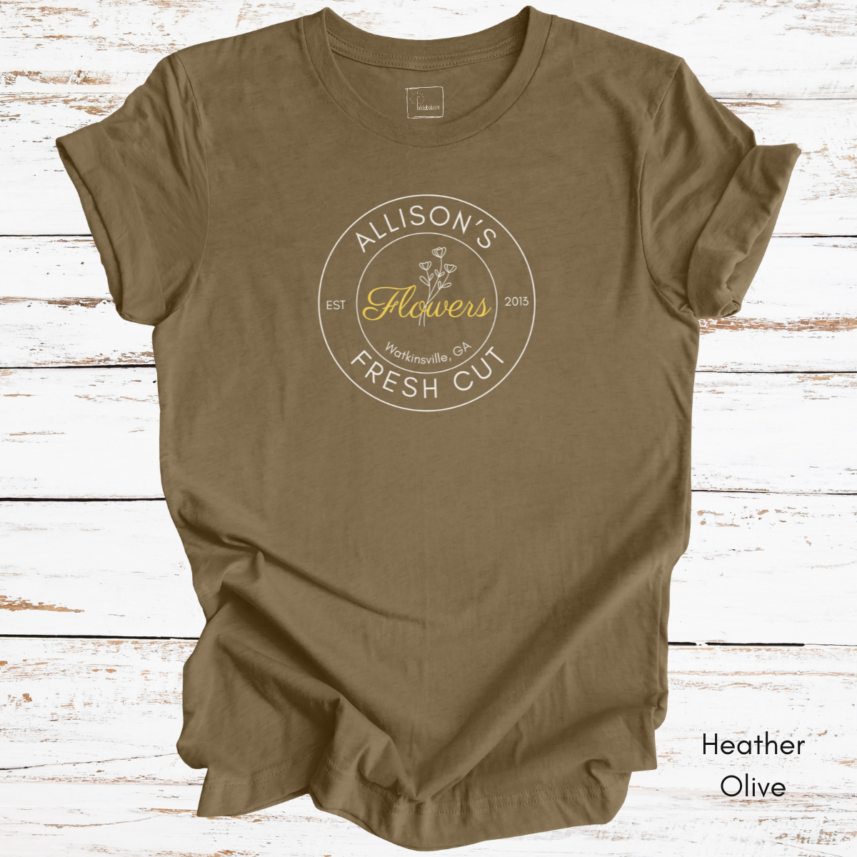 Custom Fresh Cut Flower Farm Light Weight Jersey T-shirt