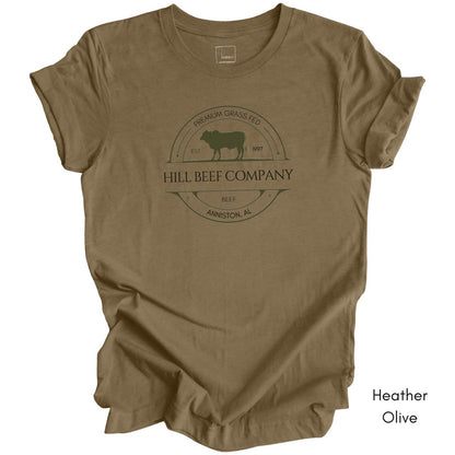 Custom Cattle Beef Farm Light Weight Unisex Jersy T-shirt Steer Version