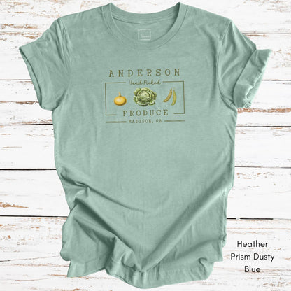 Custom Vegetable Produce Farm Lightweight Jersey Unisex T-shirt