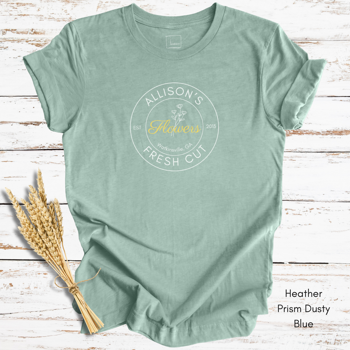 Custom Fresh Cut Flower Farm Light Weight Jersey T-shirt