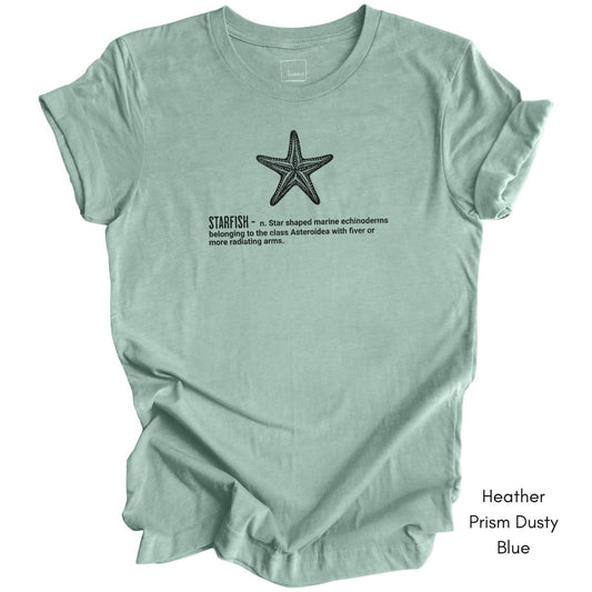 Starfish Tee -  Unisex Jersey Short Sleeve Tee | Nature Lover Gift | Marine Life Enthusiast | Ocean Lover Tshirt | Invertebrate Tee