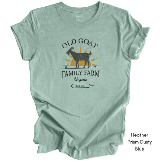 Custom Family Goat Farm Light Weight Unisex Jersey T-shirt
