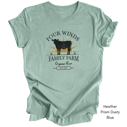 Custom Family Farm Beef Cow T-shirt