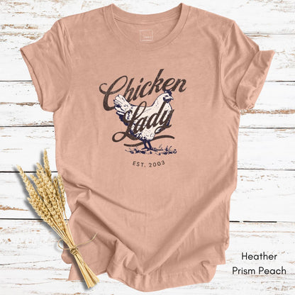 Chicken Lady Jersey Light Weight T-shirt