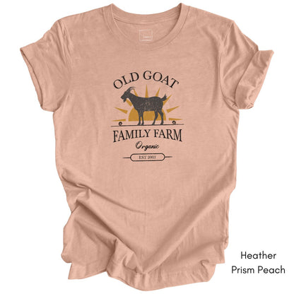 Custom Family Goat Farm Light Weight Unisex Jersey T-shirt