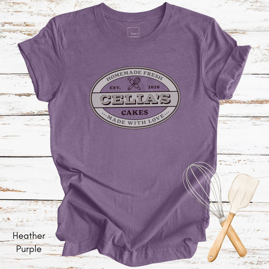 Custom Cake Unisex Jersey Light Weight T-shirt