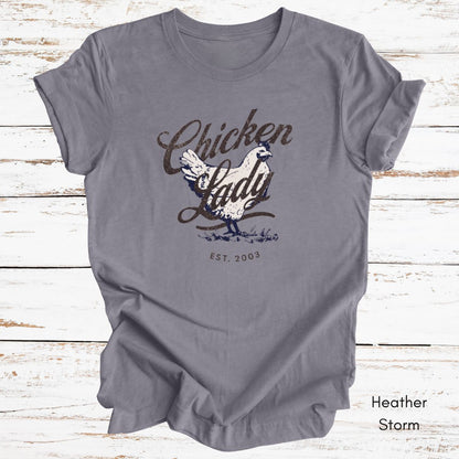 Chicken Lady Jersey Light Weight T-shirt