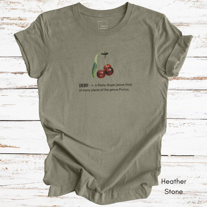 Cherry T-shirt Unisex Light Weight Tee