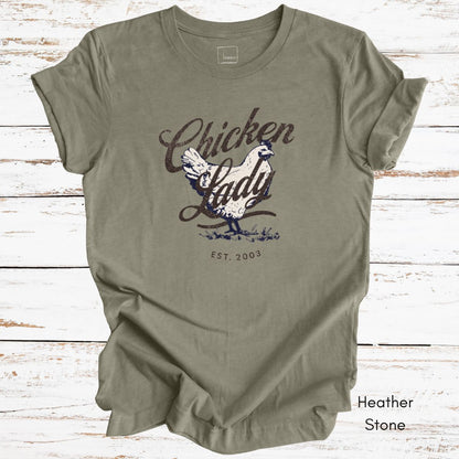 Chicken Lady Jersey Light Weight T-shirt